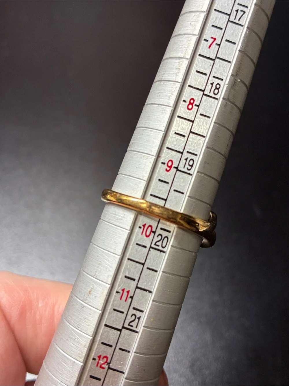 Vintage gold electroplated nugget ring - Elegant Statement Band